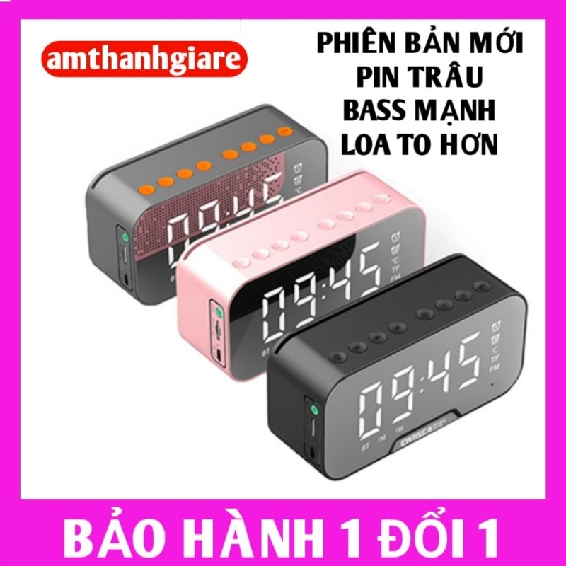 Loa bluetooth đồng hồ G10, phiên bản mới BẢO HÀNH 1 NĂM pin trâu, bass mạnh, led sáng hơn