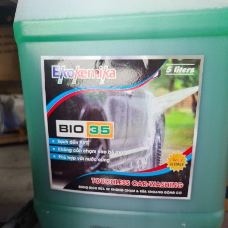 Dung dịch rửa xe không chạm Bio 35 [chính hãng ekokemika] 5 lít