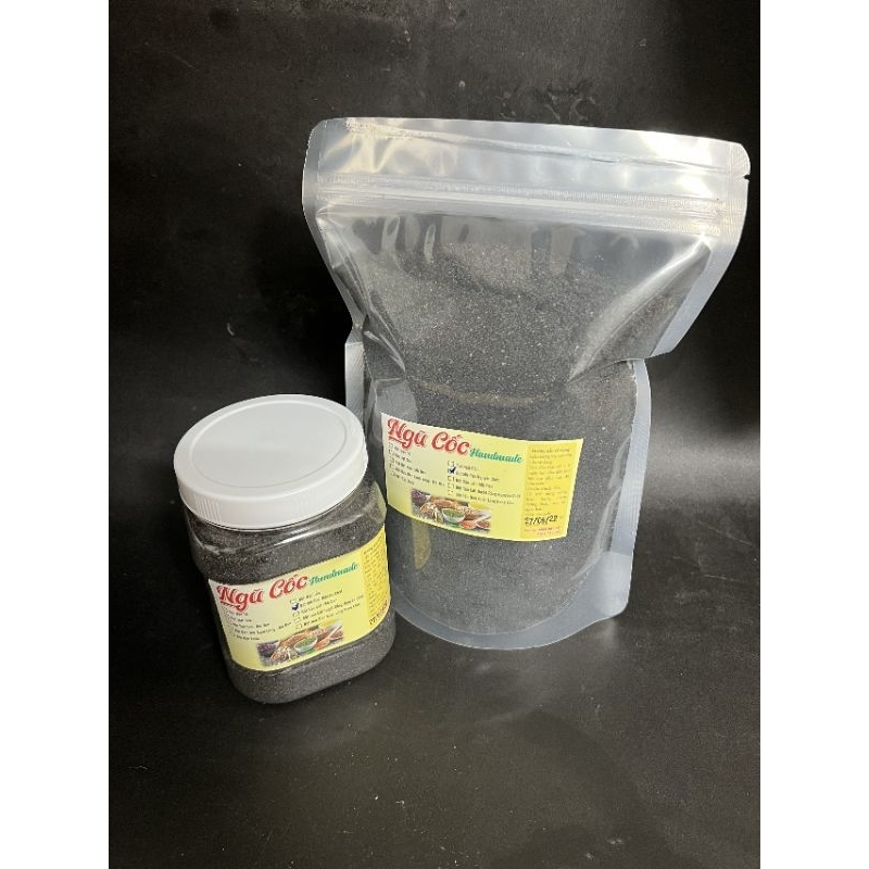 Bột Mè Đen Rang Chín 1kg (túi zip)