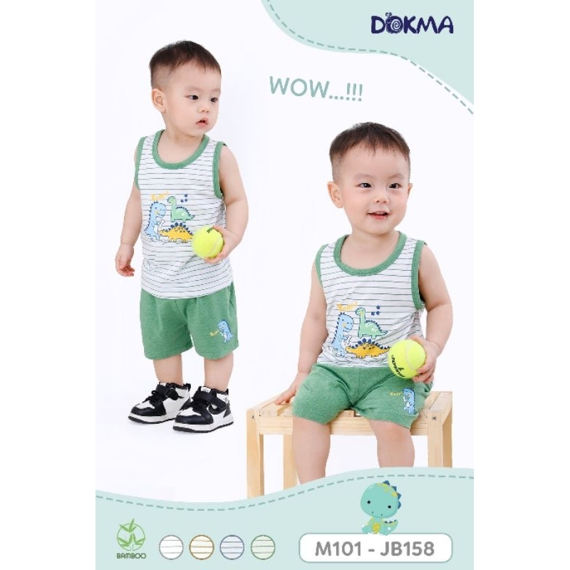 Bộ sát nách/ ba lỗ bé trai Judoby  9-36M JB158