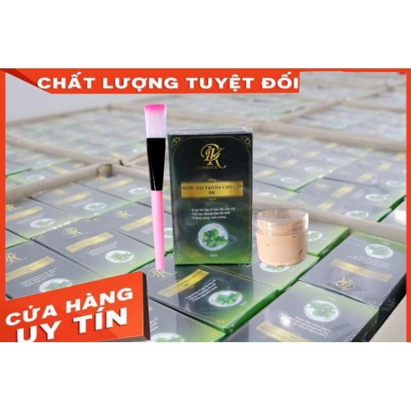 Nước lột tái tạo da sinh học DK )(cao cấp_tặng kèm cọ với kem body