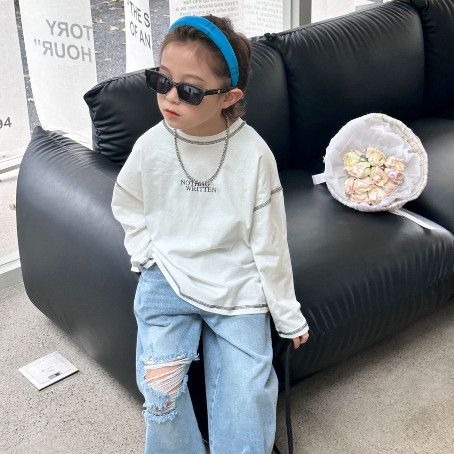 Áo thun dài tay bé trai NO A251 size 90-140, quần áo trẻ em quảng châu cao cấp