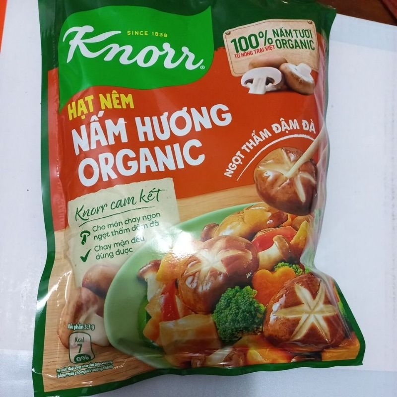Hạt nêm knorr nấm hương organic 380g