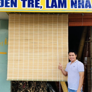 Mành tre che nắng che mưa ngoài trời giá rẻ độ bền 3-5 năm kích thước ngang 1.5 cao 2