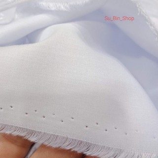 Vải kate Ford trắng chuyên dùng may đồ Blouse y tá bác sĩ