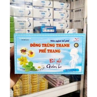 Viên ngậm bổ phế đông trùng thanh phế thang