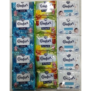 10 gói Nước xả làm mềm vải đậm đặc comfort ( 10 gói = 220ml)
