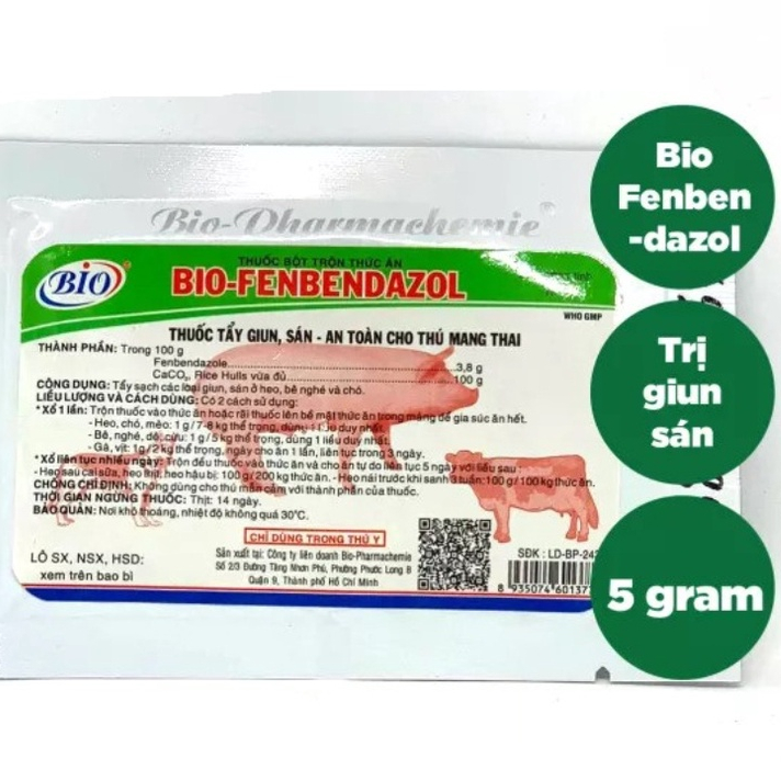 Bio Fenbendazole chó mèo