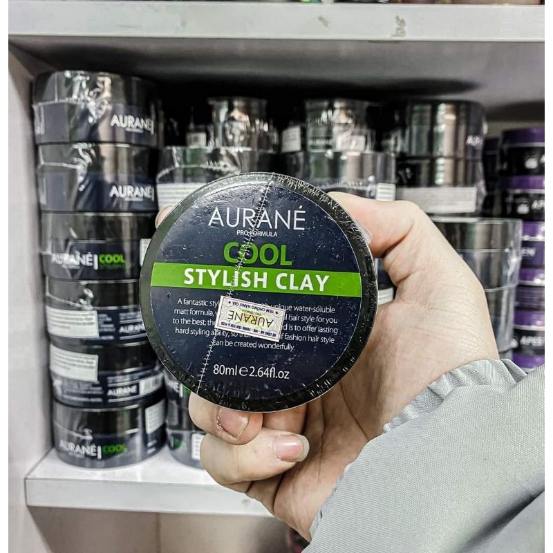 Sáp vuốt tóc tạo kiểu mờ Aurane Cool Stylish Clay 80ml
