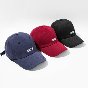 Mũ lưỡi trai/nón kết thêu chữ CHCUK chất liệu kaki cao cấp, khóa đồng phong cách Hàn Quốc - Nalita shop