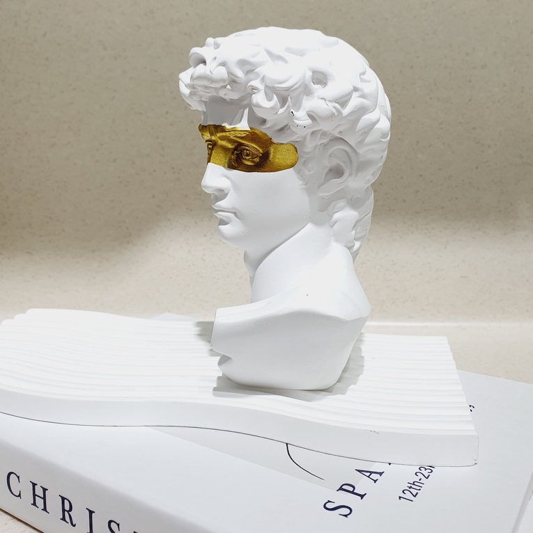 Tượng Thần Hy Lạp David Trắng