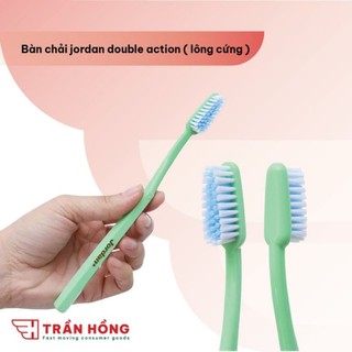 COMBO 12 Bàn Chải Đánh Răng Jordan Double Action ( LÔNG CỨNG )