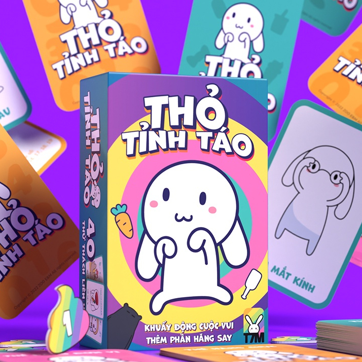 Trò chơi mới đón hè THỎ TỈNH TÁO - Party game mới toanh siêu vui nhộn