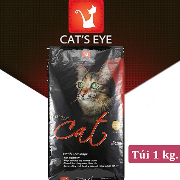 Thức ăn mèo Cateye cho mọi lứa tuổi Nhập Khẩu Hàn Quốc - Túi 1Kg