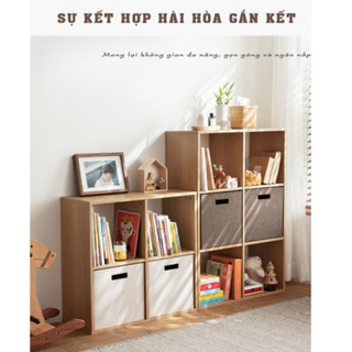 Kệ sách tổ ong tuti đa năng convent vân gỗ t100