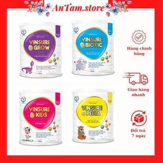 Sữa Vinsure kids/ pedia/ grow/ biotic lon 900g