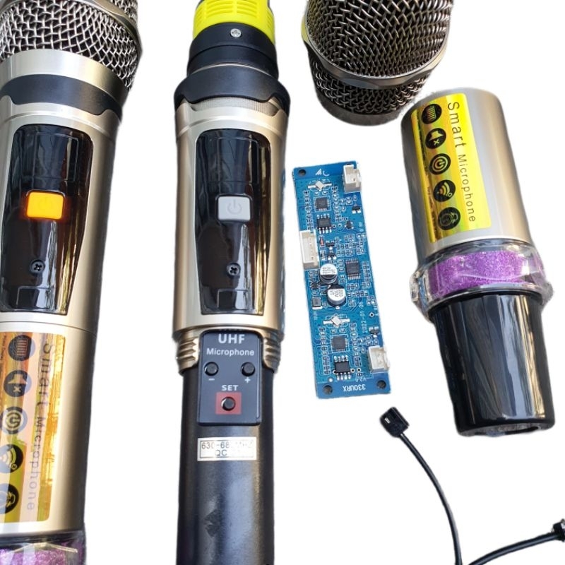 Micro Loa Kéo UGX21 UHF Sóng Xa Kim Loại Đổi Tần Số