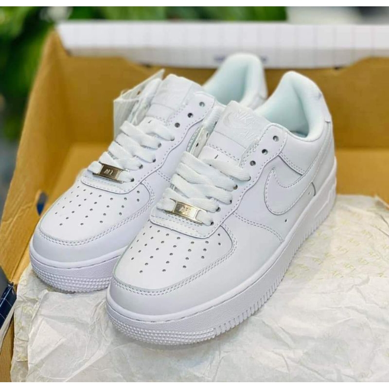 Giày Air Force 1 All White, Giày AF1 Trắng Hàng cao Cấp thể thao Nam Nữ /DINO-SNEAKER