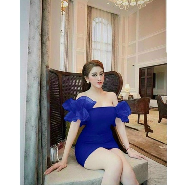 Đầm váy quây tay ôm body siêu cuốn hút cho quý cô dự tiệc sang trọng y hình