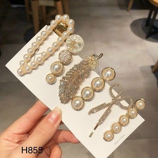 Set 5,6 Kẹp Tóc Tiểu Thư Sang Chảnh