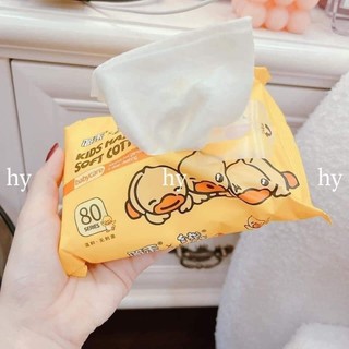 Thùng 10 gói khăn giấy ướt con vịt