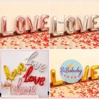 Bóng chữ Love đại 70cm trang trí phòng cưới