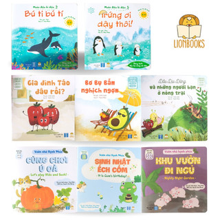 Sách eq - combo 8 cuốn sách đọc to cho bé 0-1 tuổi - lionbooks