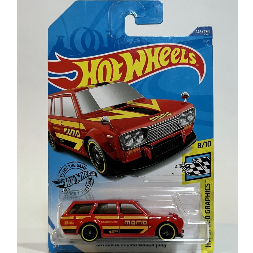 Xe Hot Wheels Datsun Bluebird Wagon 510 (MOMO)