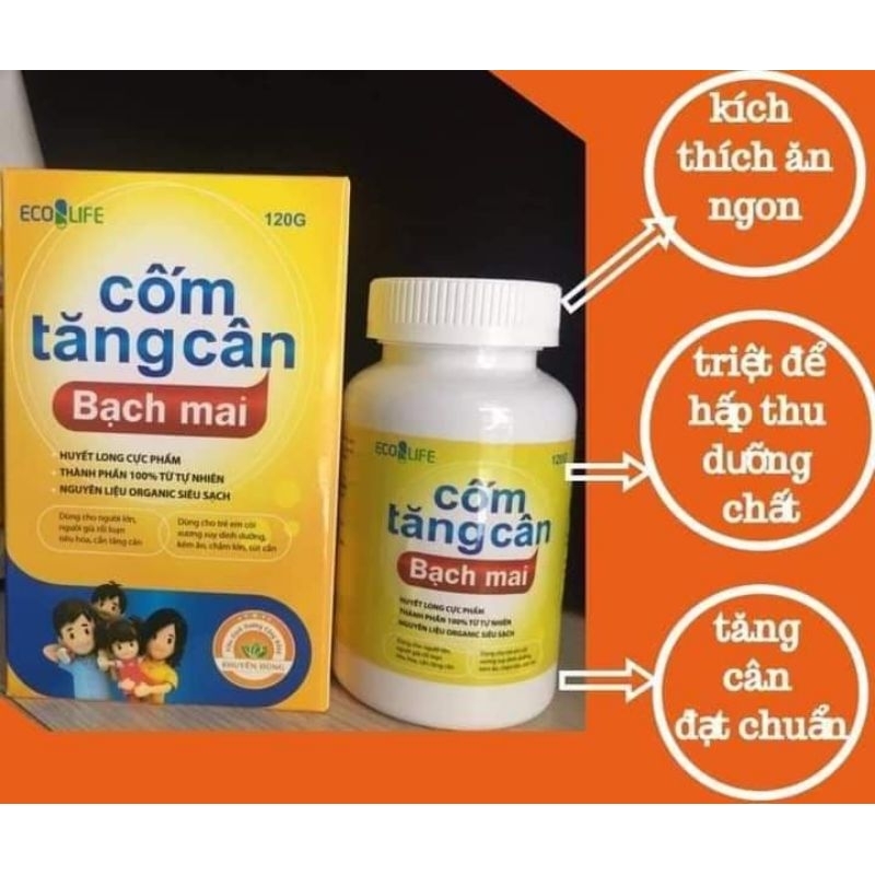 Cốm Tăng cân Bạch Mai