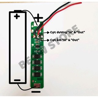 Mạch sạc xả pin 1s 3.7v 10a