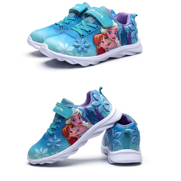 Thể thao Elsa màu xanh siêu nhẹ cho bé gái 3-9 tuổi