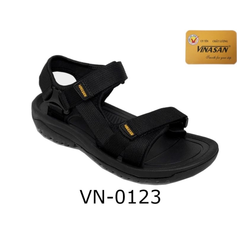 DÉP SANDAL VINASAN VN0123. size 35-45 có 5 màu đen, đen đỏ, ghi cốm, nâu cam, ghi