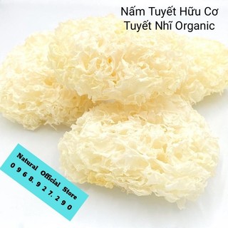 100 gram ngân nhĩ khô tuyết n hĩ organic nấm t uyết hữu cơ