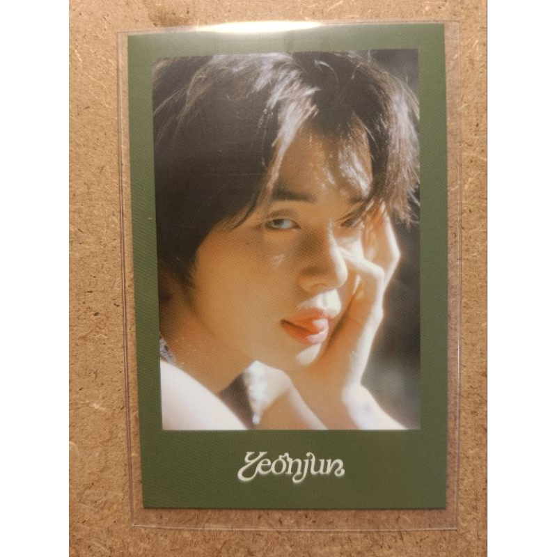 Thẻ ảnh photocard pola official Yeonjun txt synnara temptation official chính hãng không defect hot hit ❤️