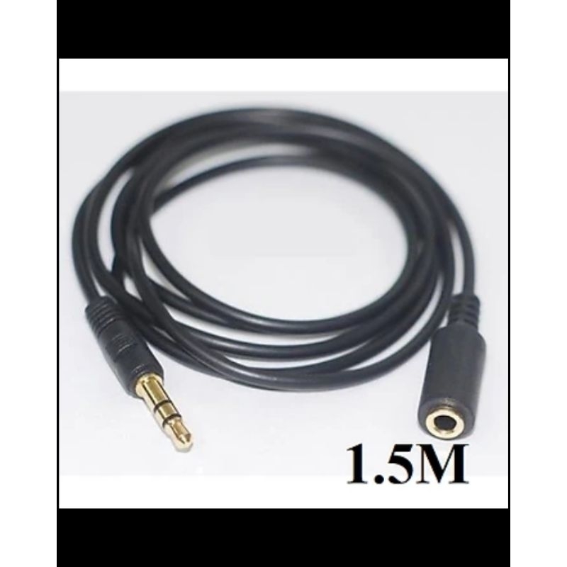Dây nối dài Loa và Tai Nghe Jack 3.5 dài 1.5m.Hai đầu đồng.