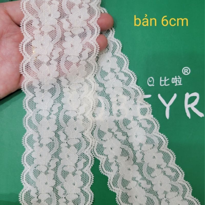 Ren thun trang trí bản 3,8cm đến 8,5cm nhiều màu HÌNH VÀ VIDEO SHOP TỰ CHỤP 100%