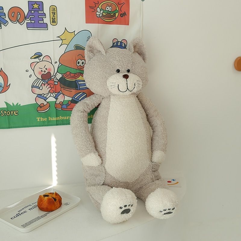 GẤU BÔNG MÈO BÔNG GỐI ÔM 50cm 90cm HÀNG CAO CẤP