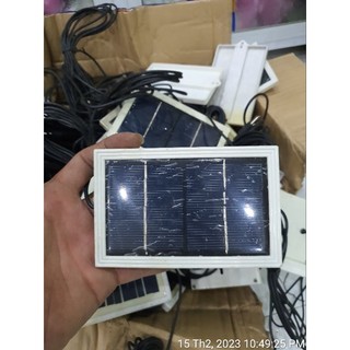 Tấm Pin năng lượng mặt trời 5V 6V 1W đến 1,5W dây dài 2.5 mét HPENLMT01