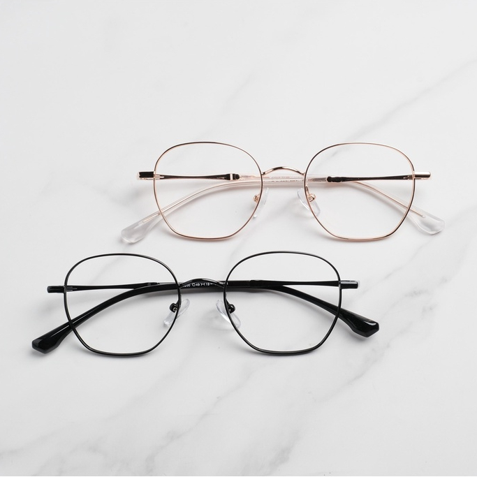 Gọng Kính Cận Hợp Kim Shady Unisex G2512