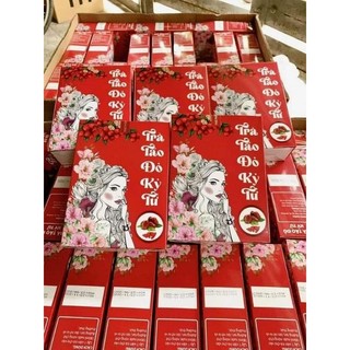 Trà táo đỏ kỷ tử đường nâu hộp 500gr