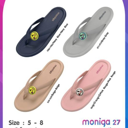 Dép Thái Lan Nữ Monobo Moniga 27 Xỏ Ngón Chính Hãng