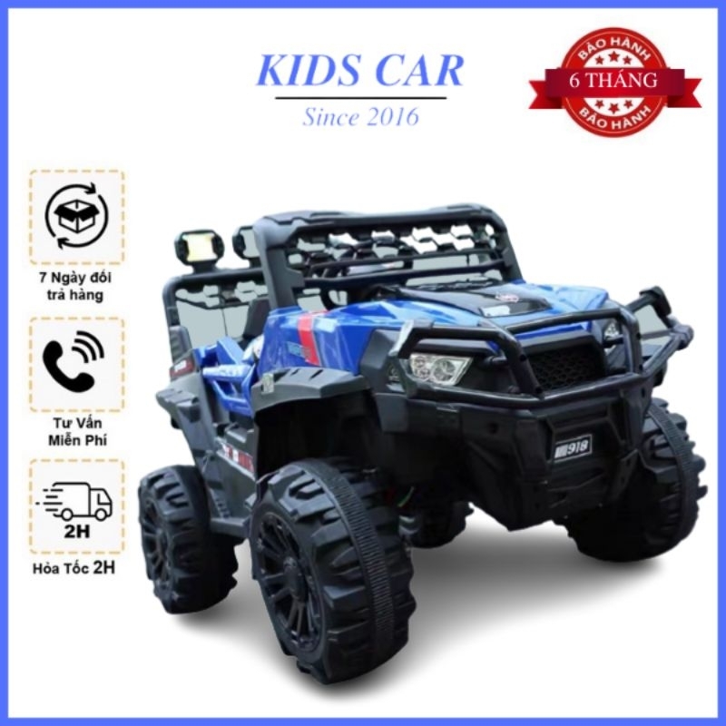 Xe ô tô điện trẻ em điều khiển từ xa và bé tự lái địa hình kidscar 891 - ảnh sản phẩm 3