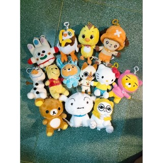 [Gấu si/2hand] Móc khoá gấu bông size 10-12cm