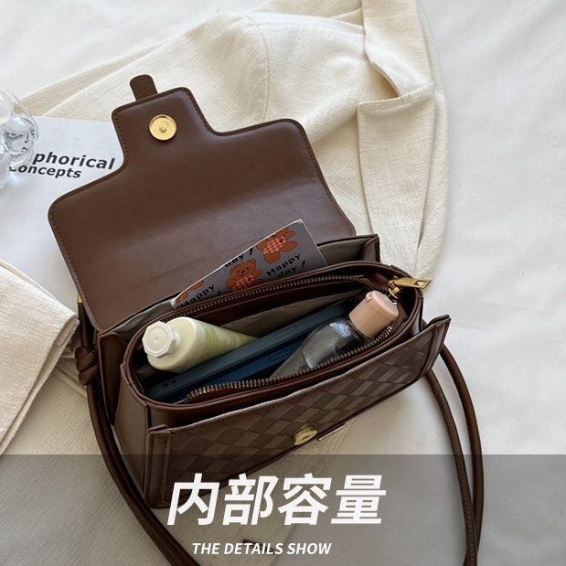 Túi đeo chéo , đeo vai nữ họa tiết da vân hình thoi hàng mới 2023 nổi bật SL75