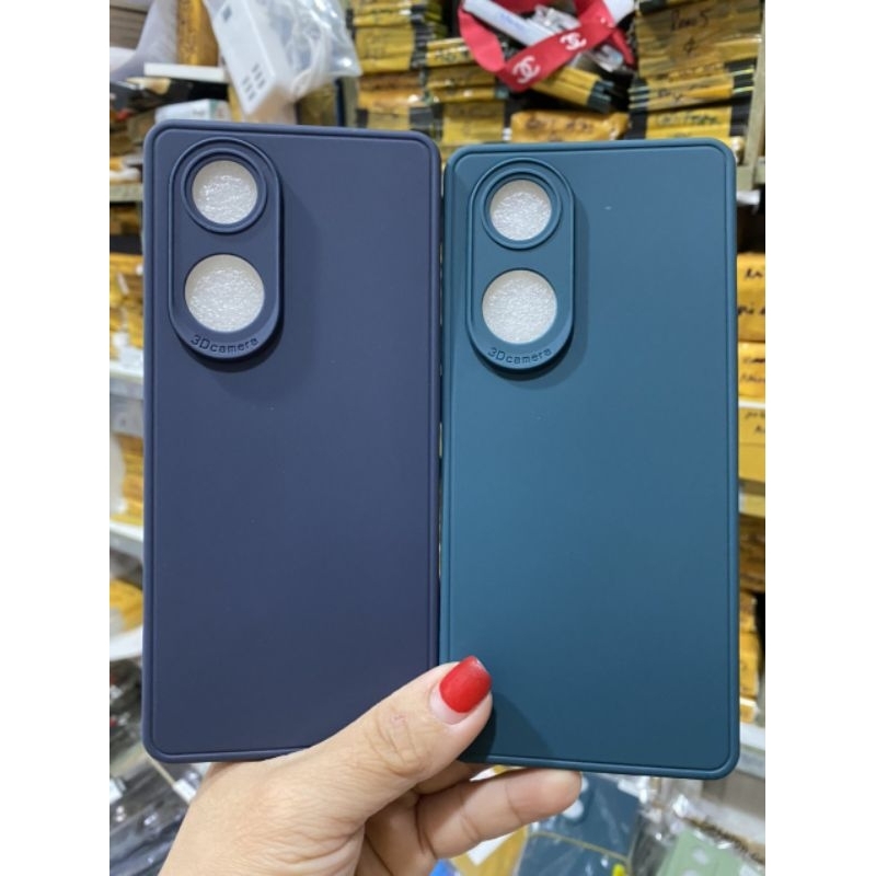 Ốp lưng Oppo Reno 8T 5G dẻo màu có bảo vệ camera