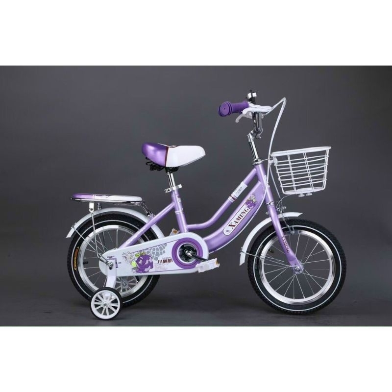 Xe đạp bé gái nhiều màu hồng, đỏ, tím 2 khung nhiều thương hiệu Xaming, H&T Bike, Xiao Ming... size 16 , 18 , 20 inch