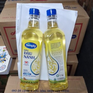  2 chai dầu ăn Simly nành 1 lít 