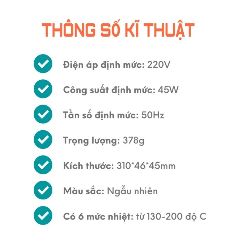 Lược Điện Tạo Kiểu Uốn Thẳng 3 in 1 Tạo Kiểu Tùy Sở Thích