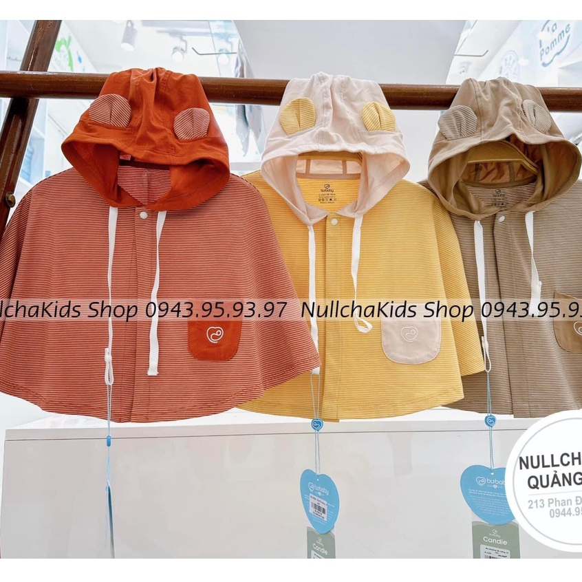 Áo choàng đa năng có mũ Bu baby cho bé từ 6m- 4Y