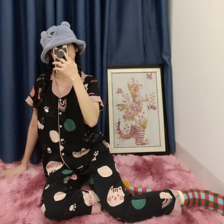 Set Mango tay ngắn quần dài lụa satin siêu dể thương ❤️ [ VIDEO + ẢNH THẬT]